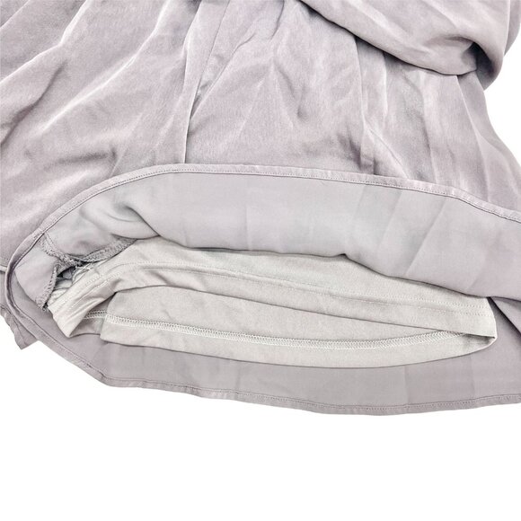 Womens Small Slate Long Sleeve Shorts Romper with Tie Back - Picture 4 of 6